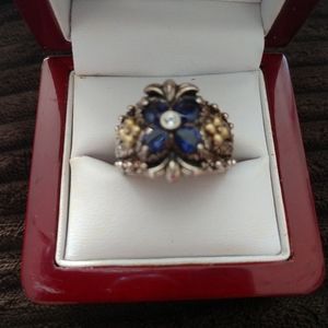 Bixby Sterling and 18K Ring